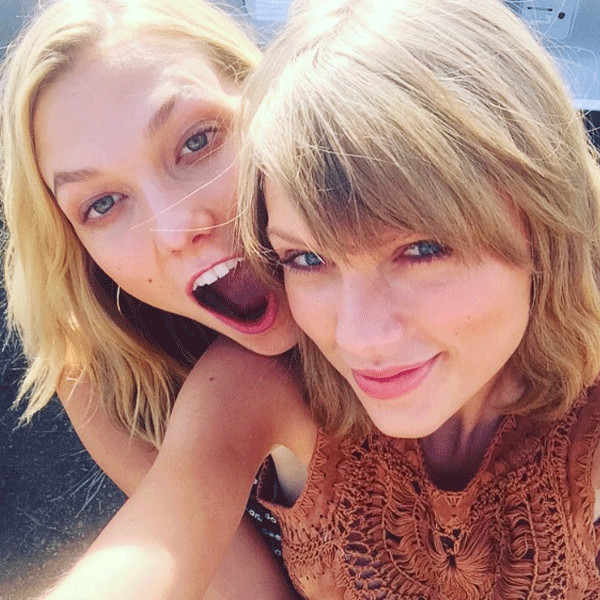 Karlie Kloss Couldn T Help It Taylor Swift S Squad Actually Contains A Lot Of Kim Kardashian Fans E Online
